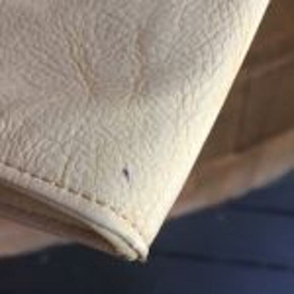 Rustic Couture Crossbody Wallet Cream Tan Chain Leather Western - Picture 7 of 8